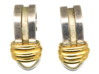 Tiffany Silver & Gold Earrings