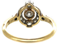 Art Deco 14ct Gold & Platinum Ring