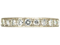 18ct White Gold & Diamond Eternity Ring