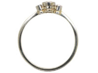 Edwardian 18ct White Gold Three Stone Diamond Ring