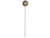 Edwardian Silver & Mother of Pearl Tie Pin