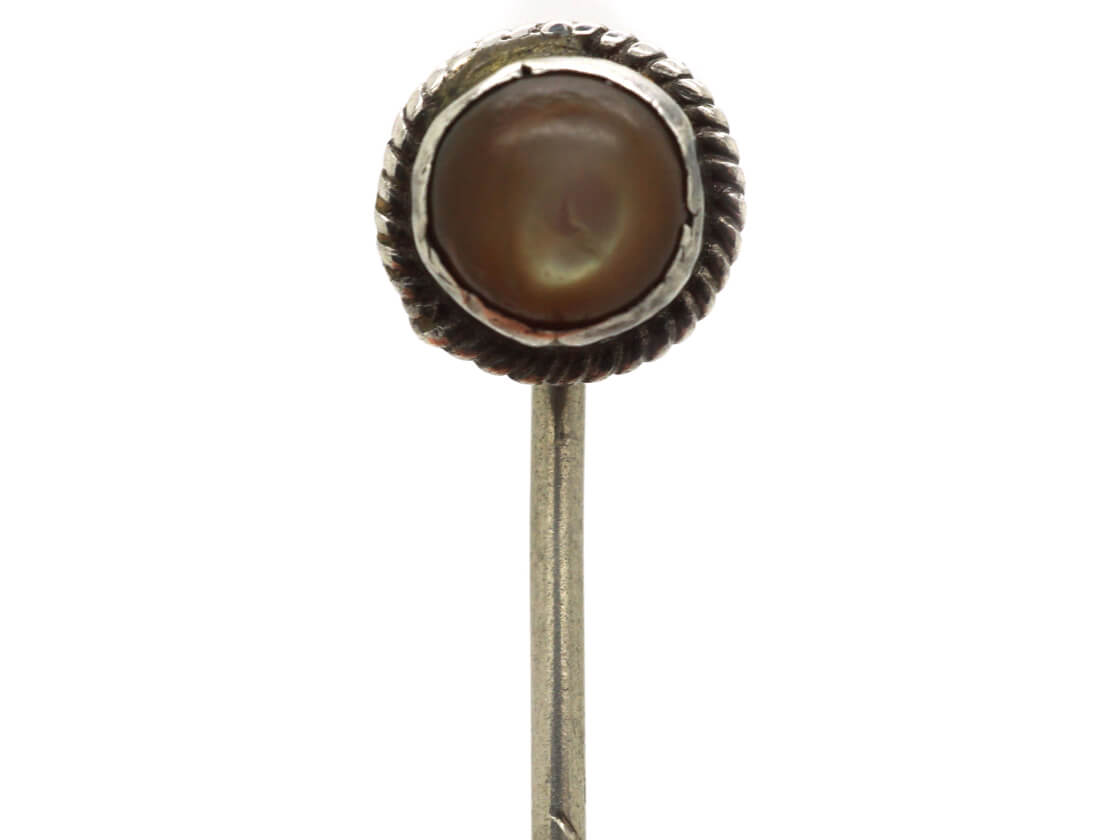 mother of pearl tie pin