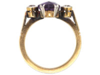 Art Deco Amethyst & Diamond Ring