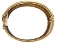 Victorian 15ct Gold Wide Bangle