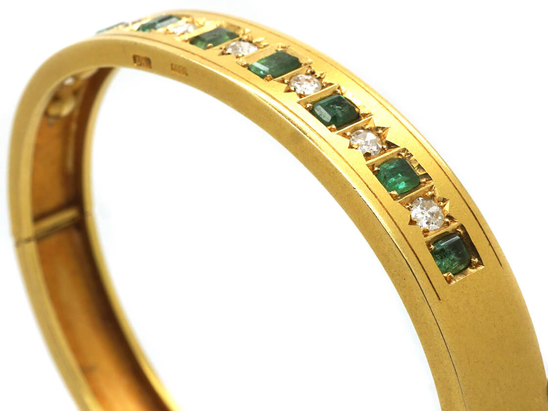 Emerald & Pearl Royal Heritage Bangle