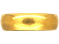 Victorian 22ct Gold Wide Wedding Band