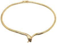 9ct Gold Snake Necklace