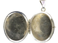 Siver Oval Locket