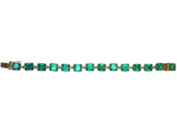 Georgian Green Paste Bracelet