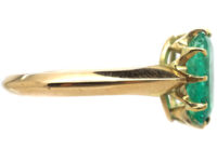 Edwardian 18ct Gold & Emerald Ring