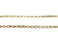 Early 20th Century 14ct Gold Chain with Decorative Box Clasp