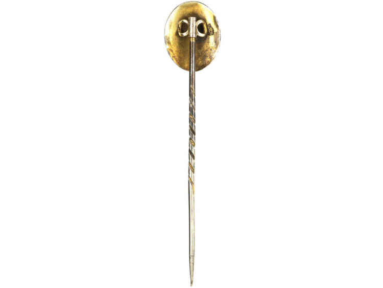 Victorian 9ct Gold & Banded Onyx Tie Pin