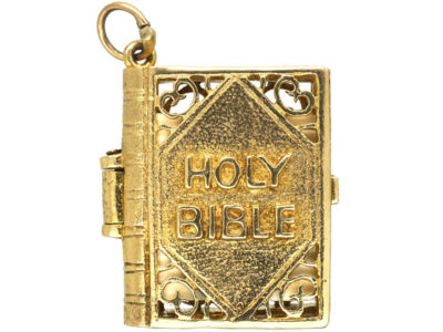 9ct Gold Bible Charm