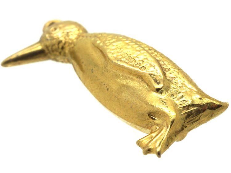 9ct Gold Penguin Charm