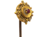 Victorian 15ct Gold & Ruby Tie Pin