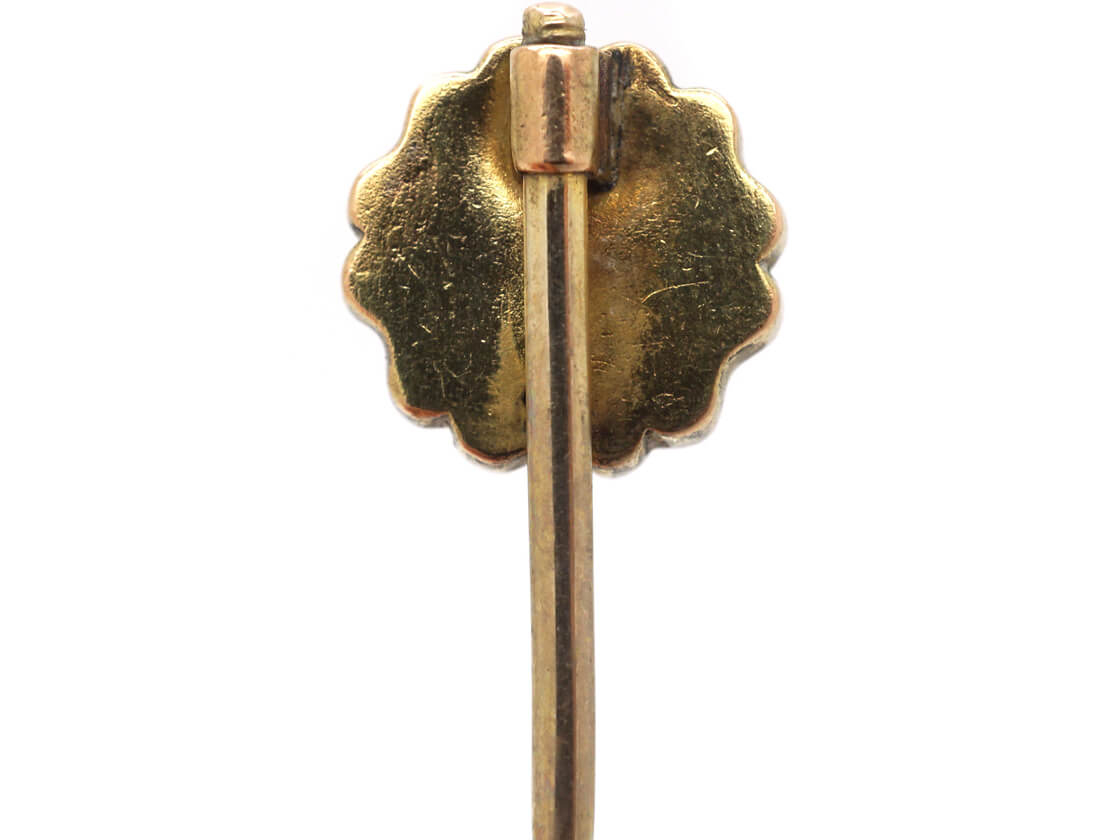 Ct gold tie pin