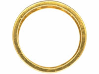 22ct Gold Wedding Band with Hearts Motif
