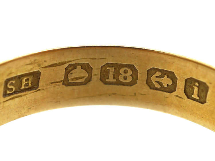 Edwardian 18ct Gold Wedding Ring