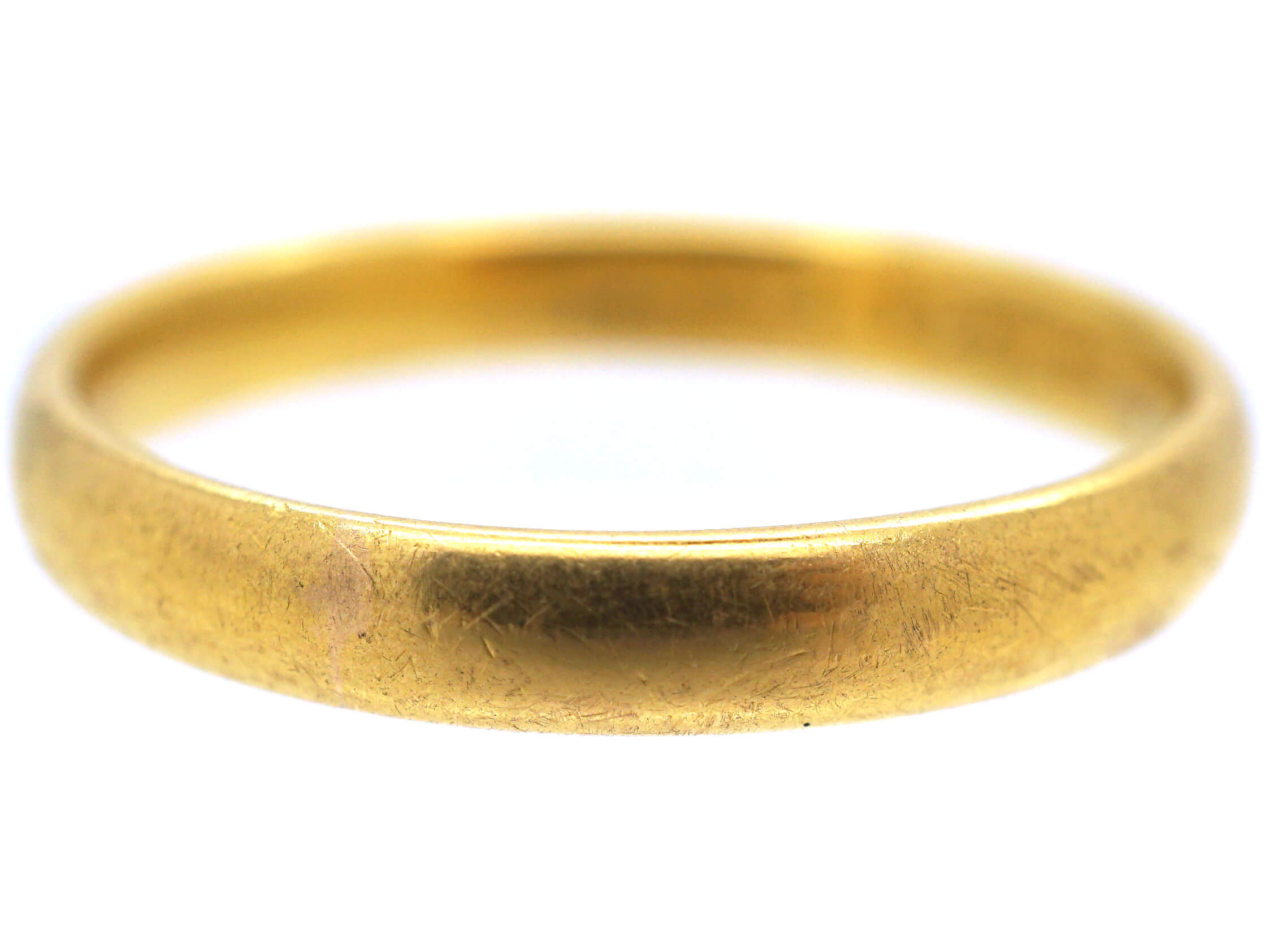 22ct Gold Wedding Ring (300/O) | The Antique Jewellery Company