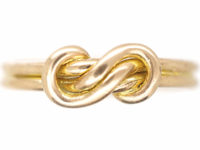 Edwardian 9ct Gold Knot Ring