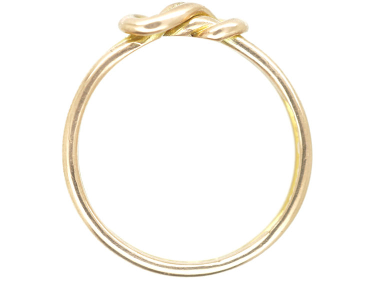 Edwardian 9ct Gold Knot Ring