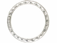 Art Deco 18ct White Gold Diamond Eternity Ring