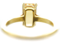 18ct Gold Rectangular Shaped Topaz Ring