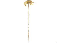 Victorian 15ct Gold Fox Tie Pin