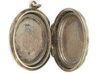 Victorian Silver Oval Locket