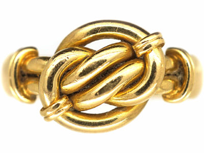 Edwardian 18ct Gold Knot Ring