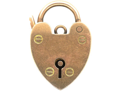 Edwardian 9ct Gold Padlock