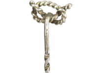 Silver Lovers Knot Tie Pin