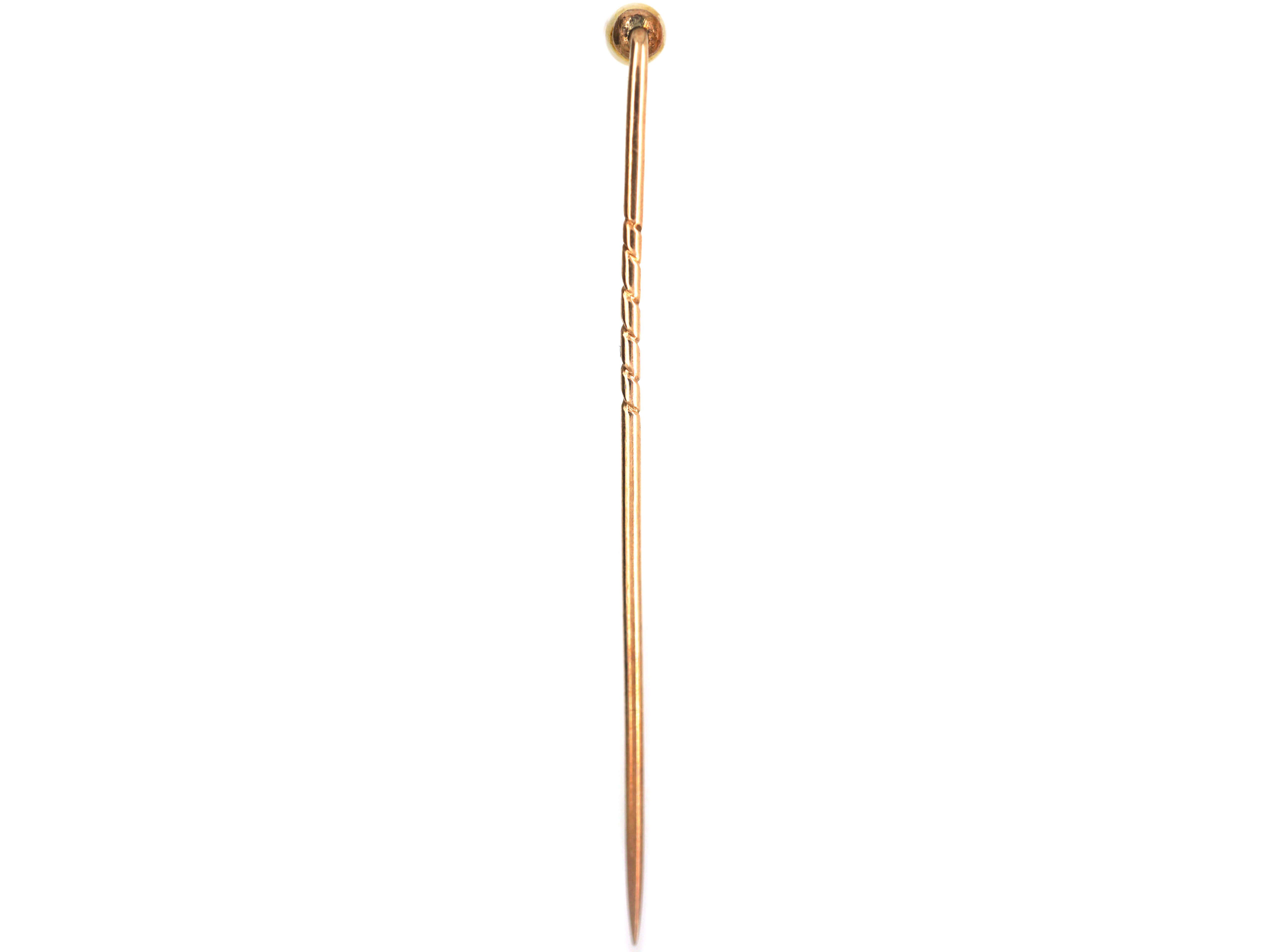 Edwardian Natural Pearl Tie Pin (42/G) | The Antique Jewellery Company