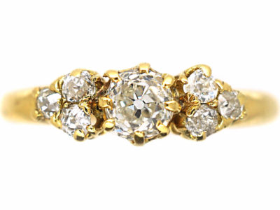 Edwardian 18ct Gold & Diamond Ring