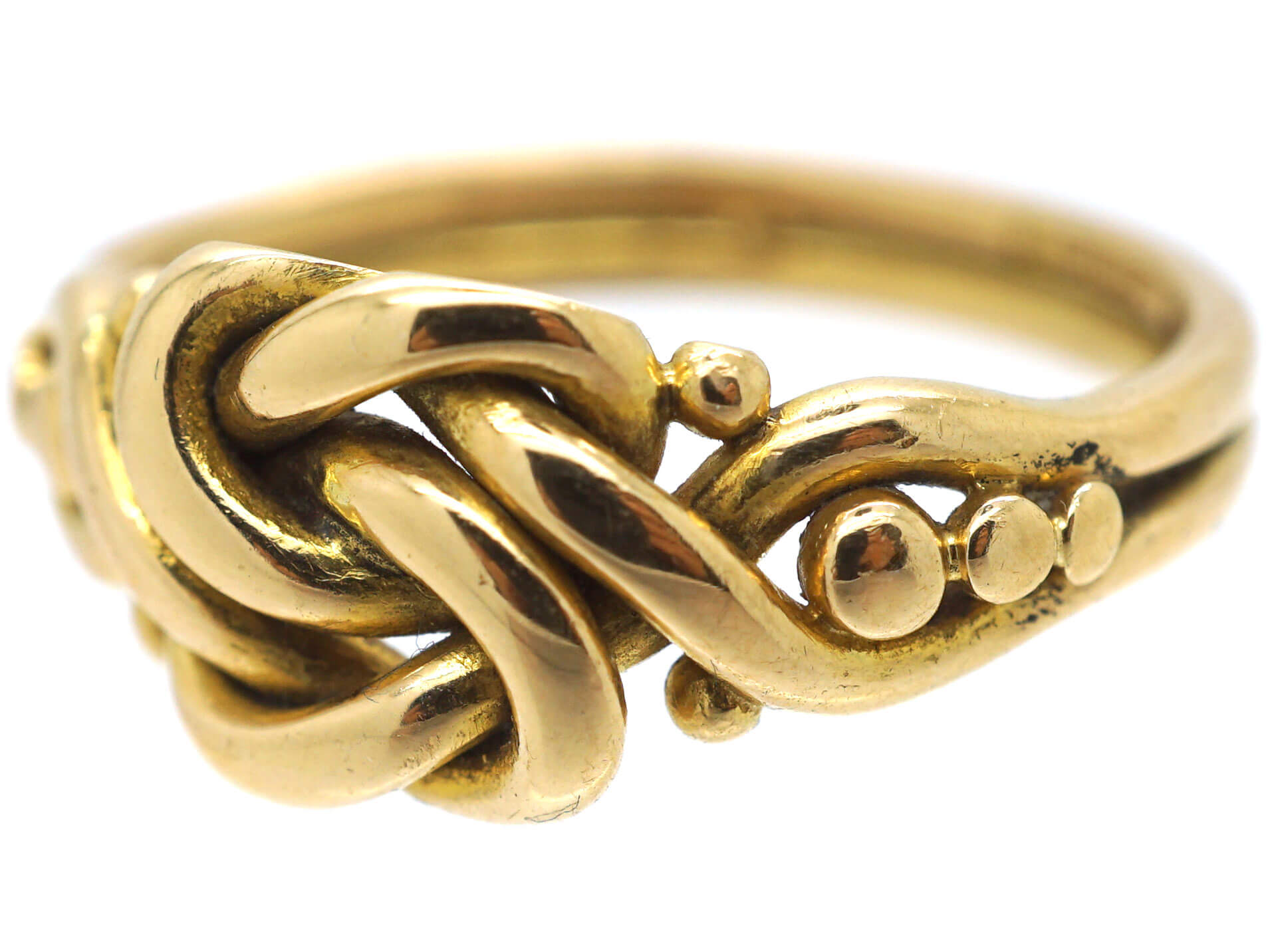 Edwardian 18ct Gold Knot Ring (473N) | The Antique Jewellery Company