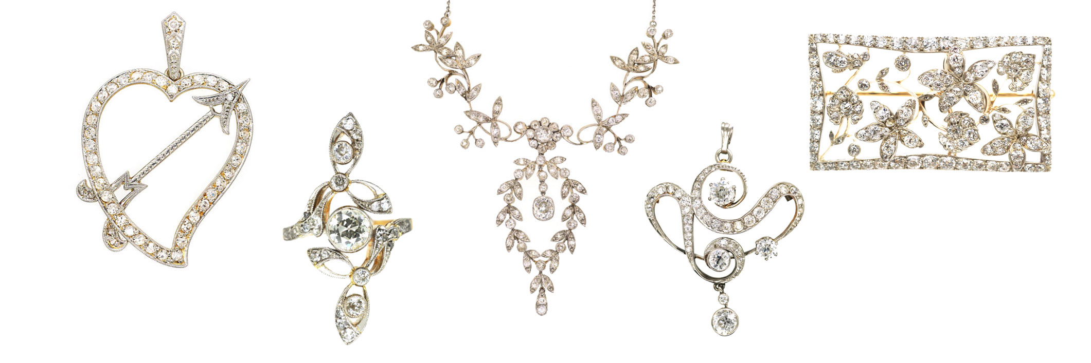 Edwardian filigree jewellery