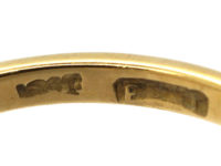 18ct Gold & Platinum, Three Stone Diamond Ring with Diamond Set Shoulders