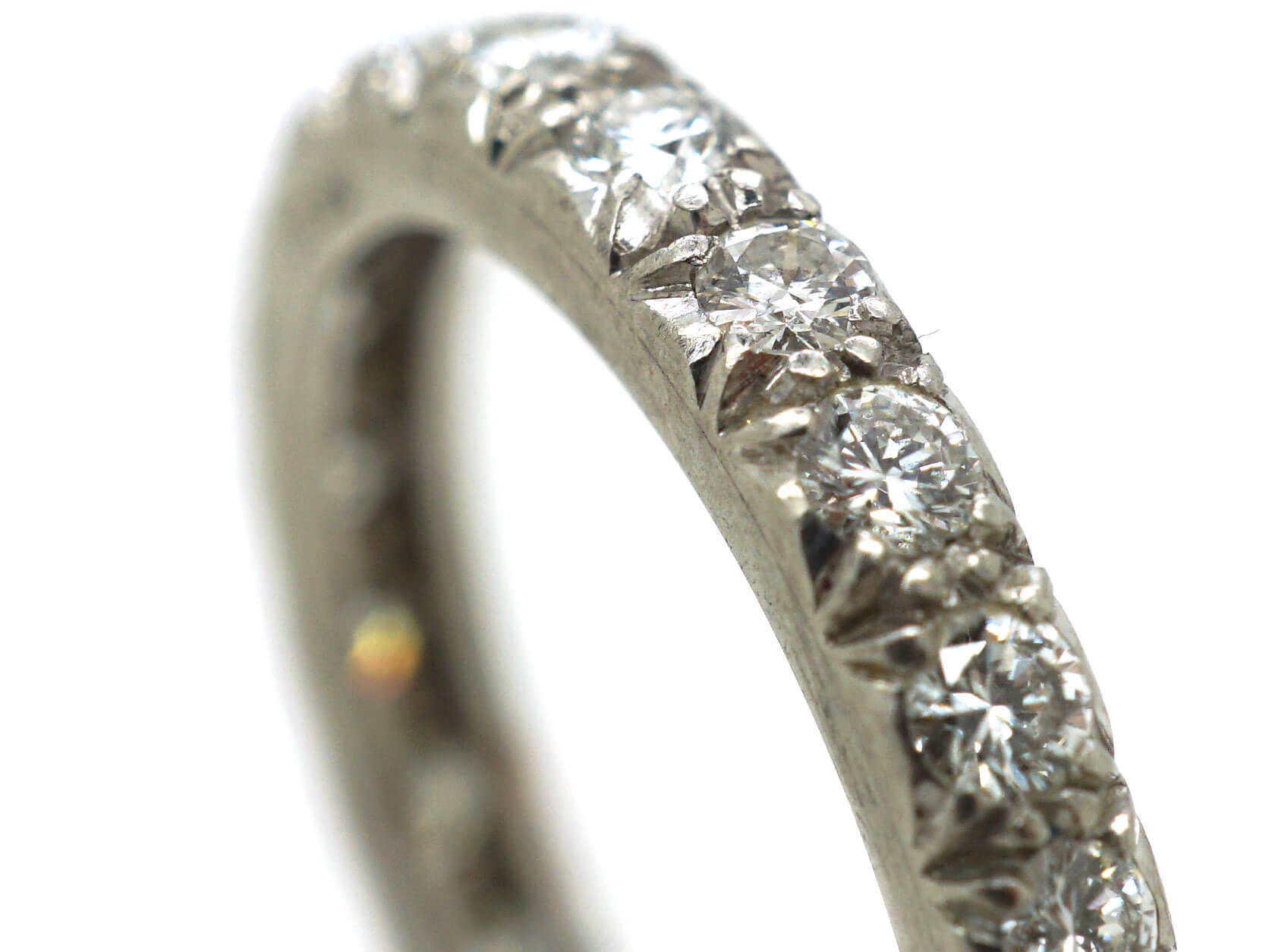 Art Deco Platinum & Diamond Eternity Ring (583N) | The Antique