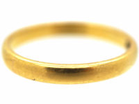 22ct Gold Wedding Band by Deakin & Francis