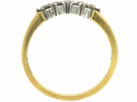 18ct Gold & Diamond Chevron Ring
