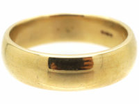 9ct Gold Man's Wide Wedding Band