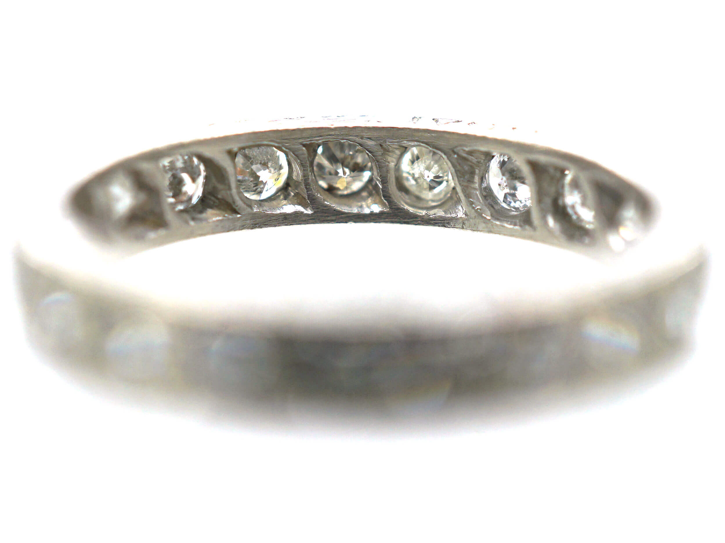 Art Deco Platinum & Diamond Eternity Ring (732N) | The Antique ...