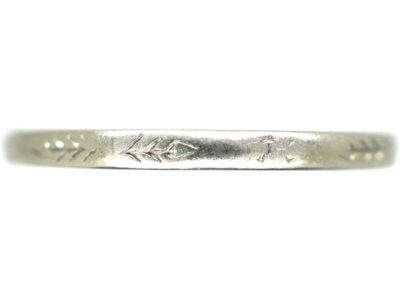 Art Deco Platinum Eternity Ring