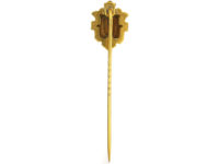 Victorian 15ct Gold & Enamel Masonic Tie Pin