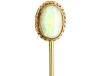 Edwardian 9ct Gold & Opal Tie Pin