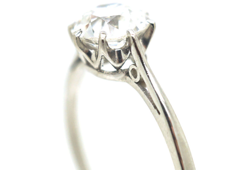 Art Deco Platinum & Diamond Solitaire Ring