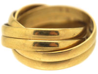 18ct Gold Six Band Russian Wedding Ring