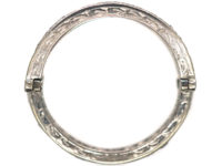 Art Deco 18ct White Gold Sapphire, Diamond & Ruby Flip over Ring