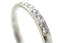 18ct White Gold Diamond Set Half Eternity Ring