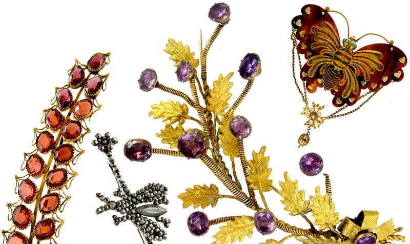 Georgian botanical jewellery